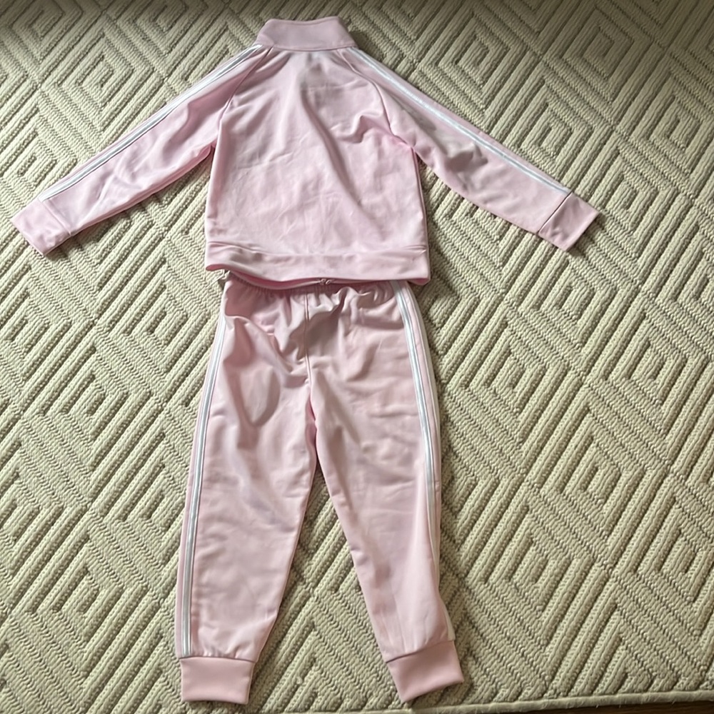 Brand New Adidas Pink 2 Piece Warm Up Set - Picture 3 of 3